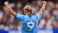 2. Erling Haaland - Manchester City. 375 ribu paun (Rp 7,54 miliar) per pekan. Foto: Getty Images/Marc Atkins