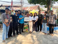 Gerak Cepat, PT GNI Beri Bantuan Sosial ke Korban Kebakaran di Manggarai