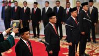 Potret Deretan Menteri dan Wamen yang Dilantik Jokowi