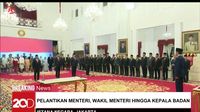 Momen Pelantikan Menteri, Wamen Hingga Kepala Badan