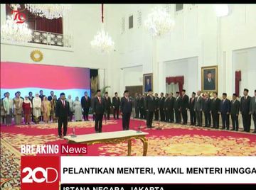 Momen Pelantikan Menteri, Wamen Hingga Kepala Badan