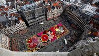 Karpet Bunga Raksasa Hiasi Alun-alun Bersejarah Brussels