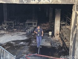 Penyebab Kebakaran Pasar Ubud Diduga Kuat Akibat Korsleting Listrik