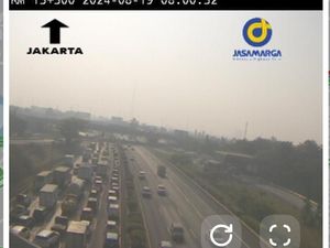 Lalin Tol Janger Arah Tomang Macet dari Km 16-Km 4 Imbas Mobil Kecelakaan
