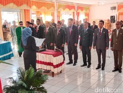 Camat yang Bertugas di Lereng Gunung Lewotobi Dilantik Jadi Kalak BPBD