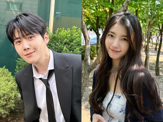 Potret Kim Seon Ho dan Bae Suzy/ Foto: instagram.com/seonho_kim; instagram.com/skuukzky Potret Kim Seon Ho dan Bae Suzy