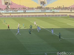 Liga 1: PSS Sleman Tertinggal 0-1 dari Persik di Babak Pertama