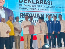 Ridwan Kamil Bahagia Deklarasi Cagub Jakarta KIM Plus Dihadiri Gibran