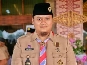 Sekda Banyuasin Terima Lencana Darma Bakti Pramuka
