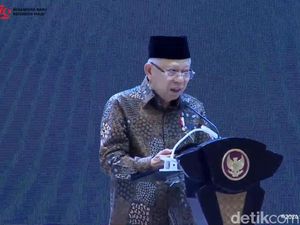 Wapres Maruf Amin Ungkap Potensi Ekonomi Syariah Rp 155 T, tapi... Wapres Maruf Amin Ungkap Potensi Ekonomi Syariah Rp 155 T, tapi...