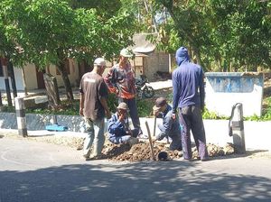 Pipa PDAM Pecah, 250 Rumah di Karangmojo Gunungkidul Terdampak Pipa PDAM Pecah, 250 Rumah di Karangmojo Gunungkidul Terdampak