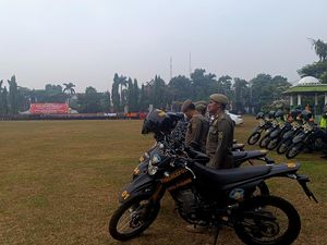 Aparat Gabungan Gelar Apel Pasukan Pengamanan Pilkada 2024 di Bogor Aparat Gabungan Gelar Apel Pasukan Pengamanan Pilkada 2024 di Bogor