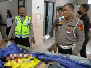 Candra Tewas Usai Motornya Terlibat Laka dengan Truk di Palembang