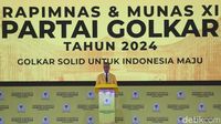 Momen AGK Buka Rapimnas Partai Golkar