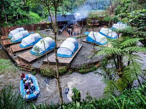 Namu Hejo Riverside Bandung, Camping Ground Seru di Kawasan Hutan Pinus Namu Hejo Riverside Bandung, Camping Ground Seru di Kawasan Hutan Pinus