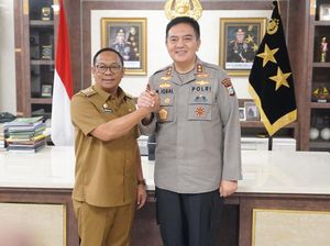 Pj Gubernur Temui Kapolda Riau, Bahas Situasi Terkini-Persiapan Pilkada