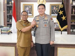 Pj Gubernur Temui Kapolda Riau, Bahas Situasi Terkini-Persiapan Pilkada