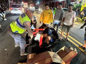 Senggolan dengan Pemotor Lain, Pelajar Tewas di Jalan Gatsu Denpasar
