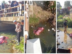Mayat Mr X Terbungkus Kain Seprai Merah Ditemukan di Bawah Jembatan Lampung
