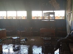 Demo Regulator Gas Berujung Ruang Guru SD Terbakar