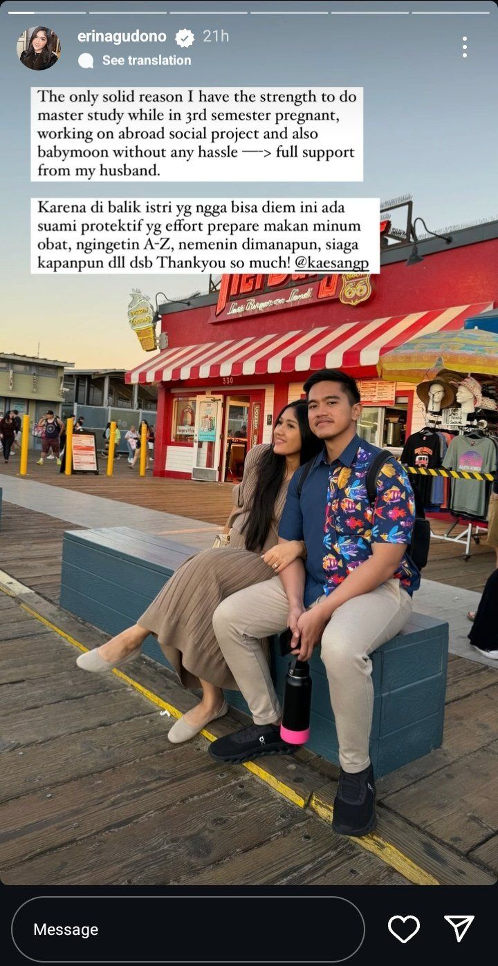 Erina Gudono dan Kaesang
