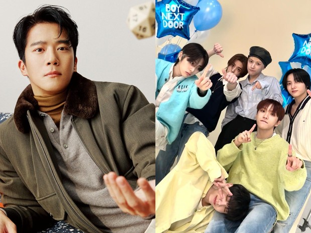 Potret Ha Seok Jin dan BOYNEXTDOOR/ Foto: instagram.com/haseokjin; instagram.com/boynextdoor_official Potret Ha Seok Jin dan BOYNEXTDOOR