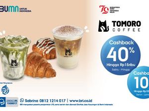 Nyeruput Es Kopi Nikmat di Tomoro Coffee, Nikmati Cashback dari BRI! Nyeruput Es Kopi Nikmat di Tomoro Coffee, Nikmati Cashback dari BRI!