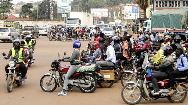 Saat Ojek Motor Boda-boda Kuasai Ibu kota Uganda