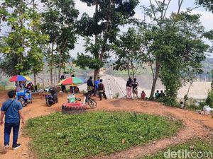 Kala Bendungan Leuwikeris Jadi Destinasi Wisata Dadakan Warga Ciamis