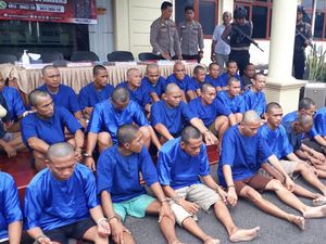 33 Orang Ditangkap Selama Operasi Sikat 2 Musi di Mura
