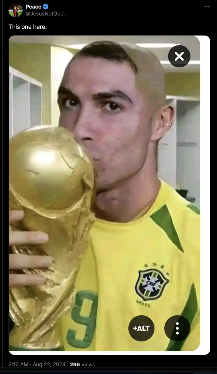 Cristiano Ronaldo meme