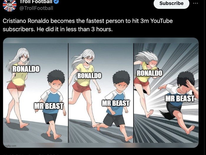 Cristiano Ronaldo meme