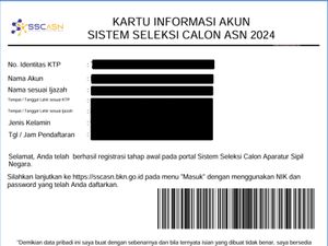 Cara Cetak Ulang Kartu Akun SSCASN 2024, Ini Langkah-langkahnya Cara Cetak Ulang Kartu Akun SSCASN 2024, Ini Langkah-langkahnya