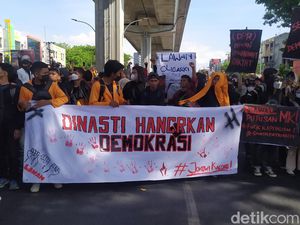 Potret Tuntutan Demo Revisi UU Pilkada di Makassar: Dinasti Hancurkan Demokrasi
