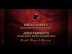 Tok! Endah-Joko Resmi Kantongi Rekomendasi PDIP di Pilkada Gunungkidul