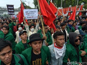 Aksi Mahasiswa Demo di DPR