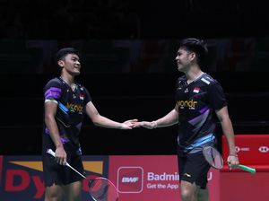 Aksi Pasangan Anyar Daniel/Fikri Tembus Semifinal Japan Open 2024