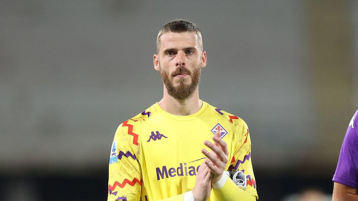 Kiper Fiorentina, David De Gea. (Foto: Getty Images/Gabriele Maltinti)