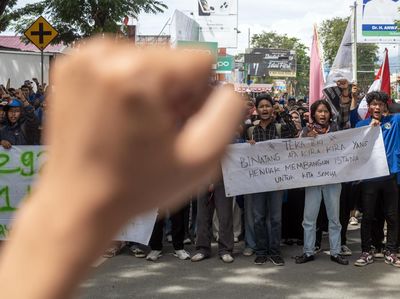 Mahasiswa di Palu Gelar Unjuk Rasa Kawal Putusan MK