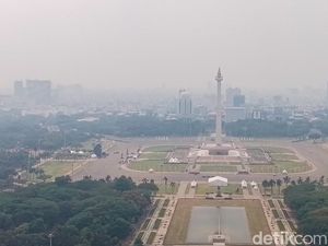 Jumat Pagi, Kualitas Udara Jakarta Tak Sehat Bagi Kelompok Sensitif Jumat Pagi, Kualitas Udara Jakarta Tak Sehat Bagi Kelompok Sensitif