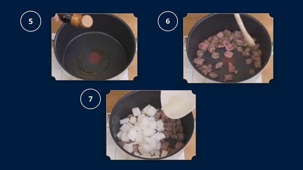 Step by step cara memasak sup daging khas Korea.