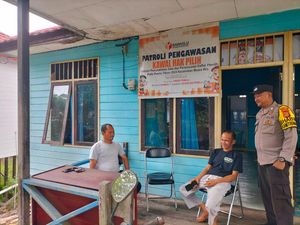 Cooling System Jelang Pilkada 2024, Polsek Muara Wis Gelar Patroli 3 Pilar