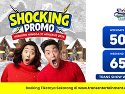 Hempas Terik Jakarta dengan Main Salju di Trans Snow World Bekasi, Cuma Rp 50.000!
