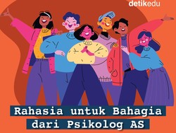 Infografis: Rahasia untuk Bahagia dari Psikolog AS
