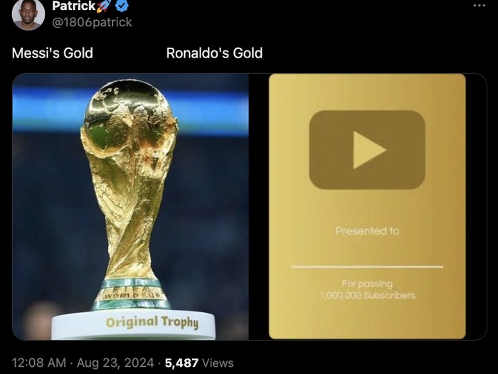 Ronaldo Messi