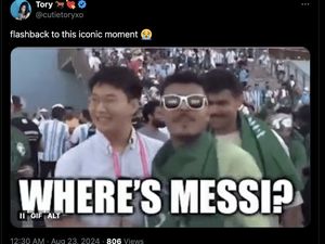 Meme Ronaldo Jawara Medsos, Messi mana nih?