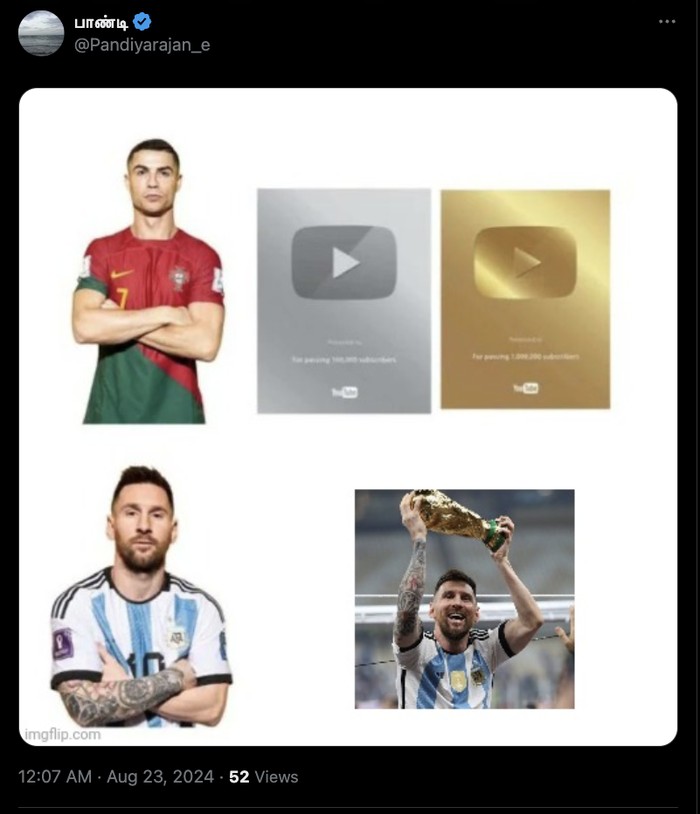 Ronaldo Messi