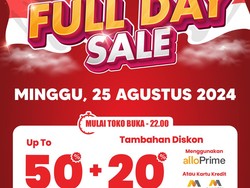 Serbu Transmart Full Day Sale Hari Ini! Diskon Melimpah hingga 50% + 20%