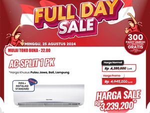 Lawan Gerah dengan AC Split 1 PK Diskon di Transmart Full Day Sale