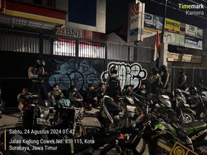 12 Pemotor yang Hendak Balap Liar di Kedung Cowek Surabaya Diamankan